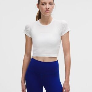 Lululemon swiftly tech cropped short sleeve shirt 2.0